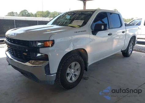 2021 Chevrolet Silverado 1500 2Wd Short Bed Wt из США, поврежденный, VIN 1GCPWAEF8MZ192446